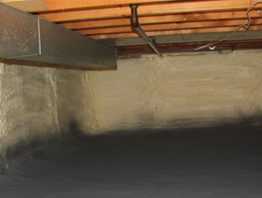 crawl space spray insulation for North Dakota